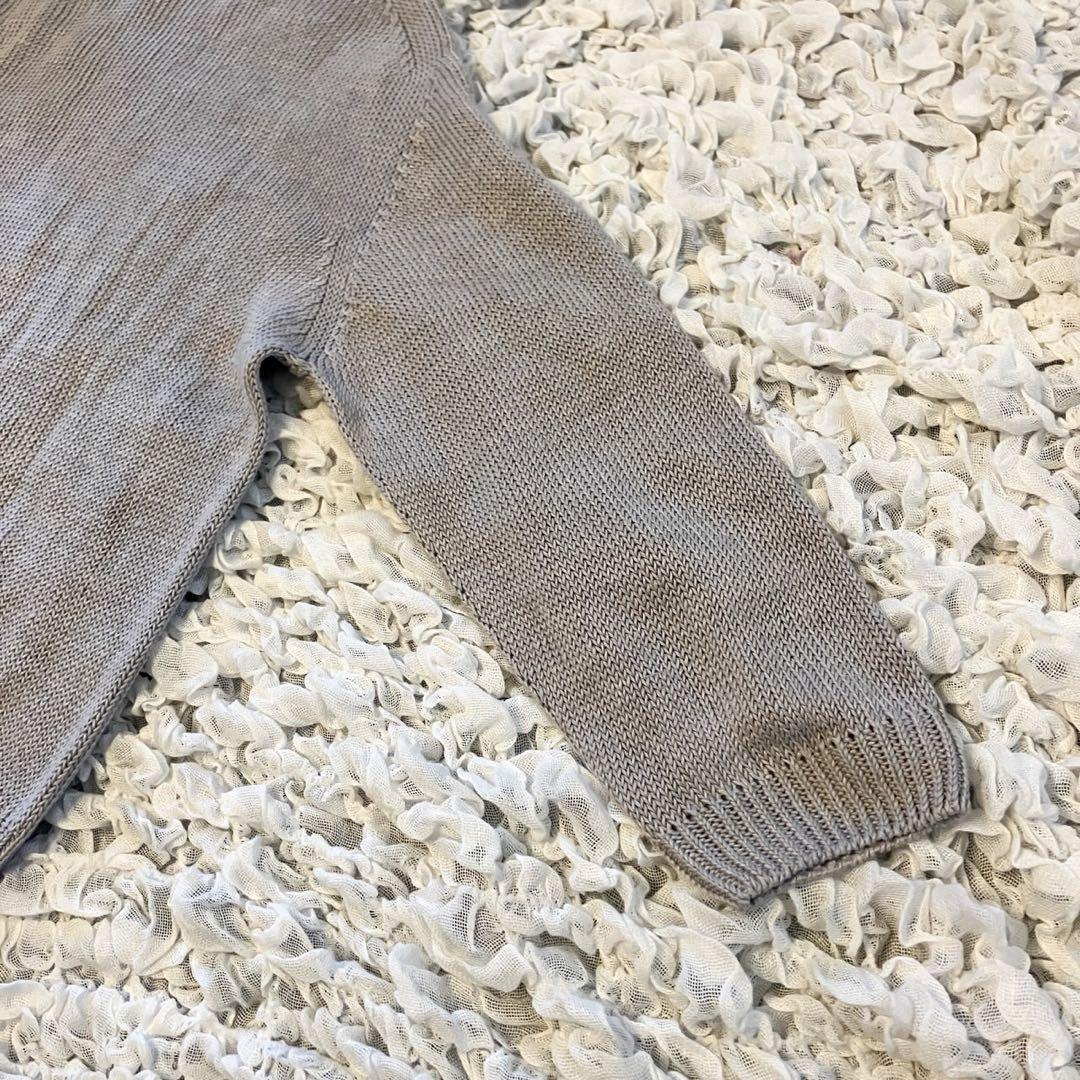 MARGARET HOWELL マーガレットハウエル長袖リネン100%カーディガ