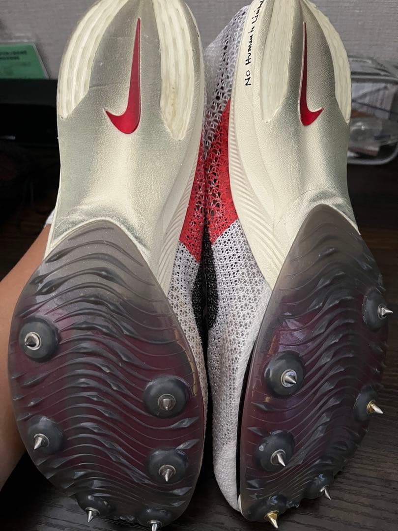 Nike スパイクシューズ ホワイト/レッド