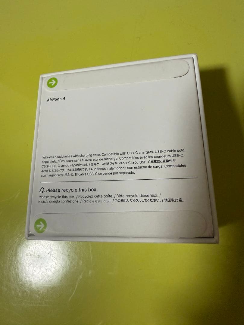 t*5様 AirPods 4 本体 USB-C充電対応