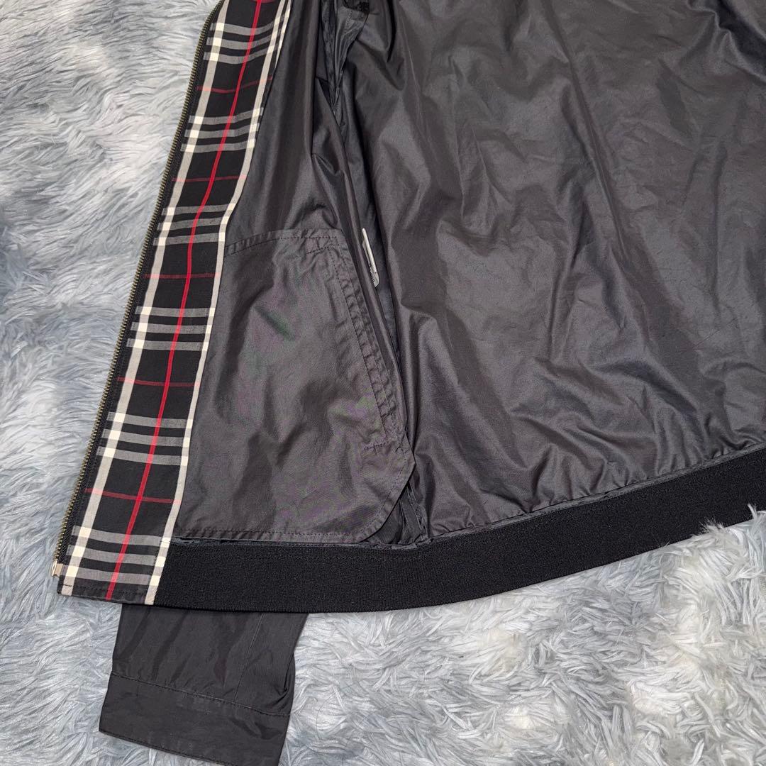 BURBERRY BLACK LABEL ノバチェック ナイロンジャケット