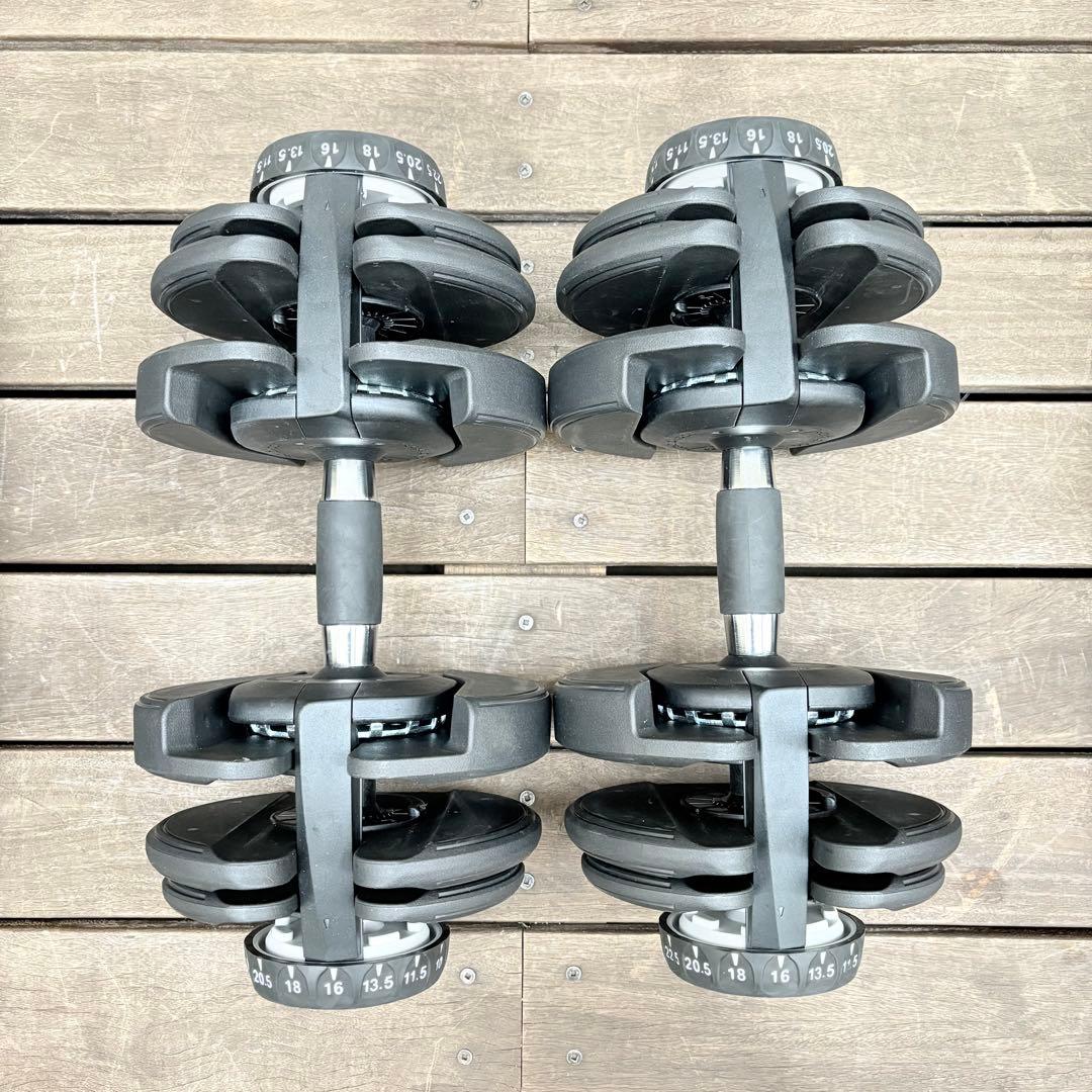 MOJEER ダイヤル式可変式ダンベル24Kg 2.5Kg〜24Kg 2個セット