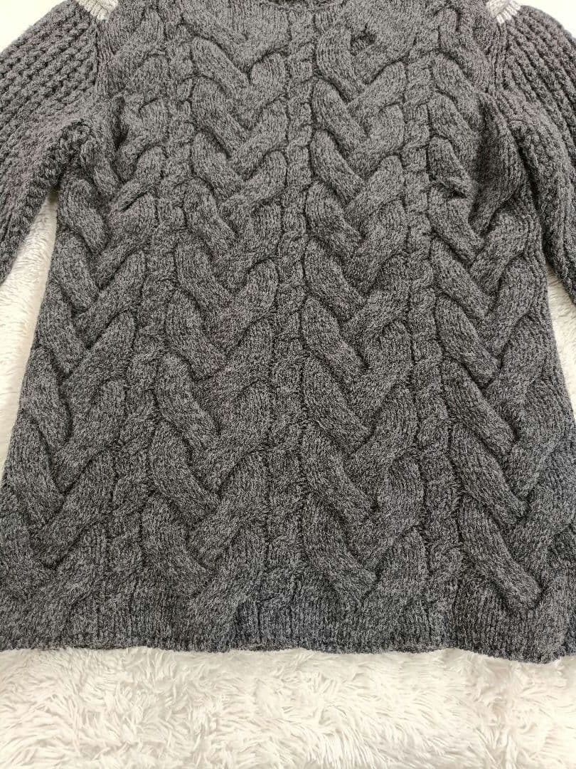 COMME des GARCONS HOMME PLUS ケーブルニット M