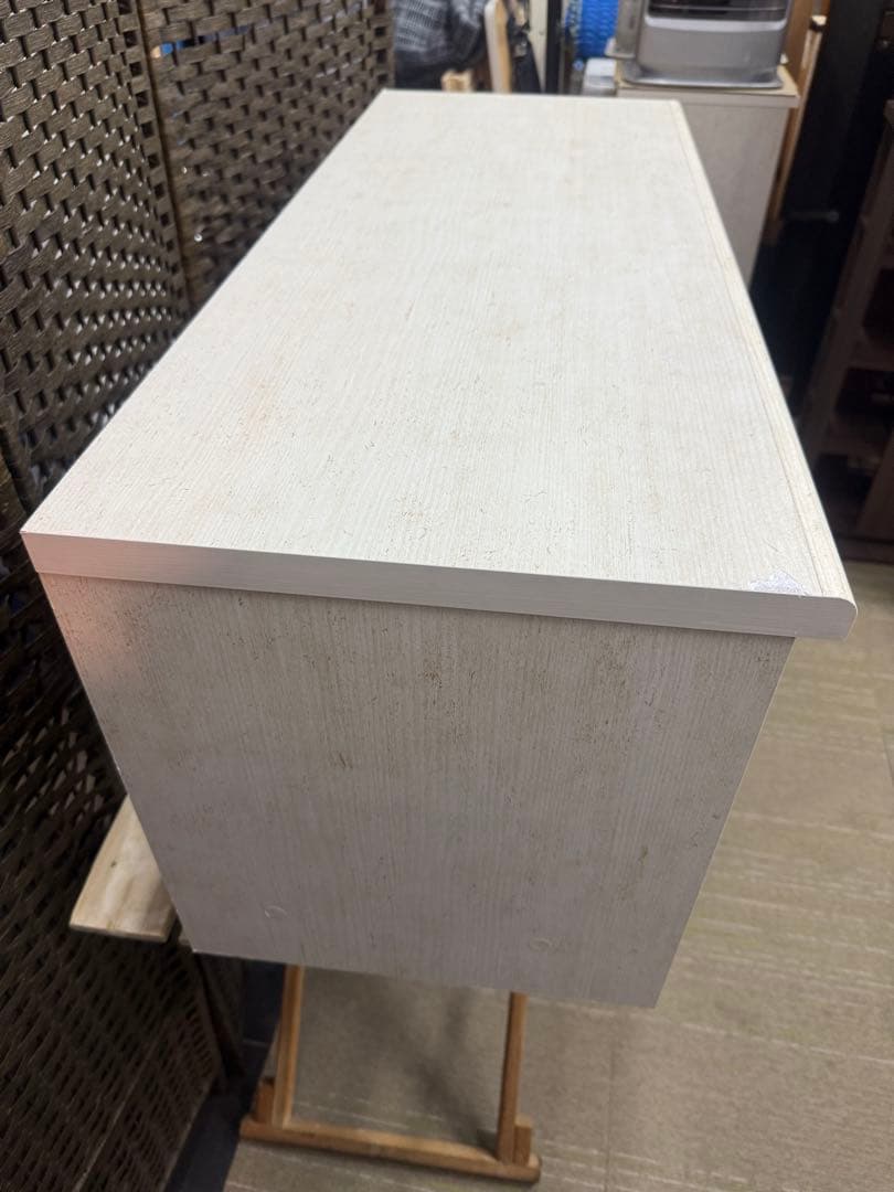 【洗浄消毒作業済】ニトリ　ローボード　リズバレー　SLM90 WH テレビボード