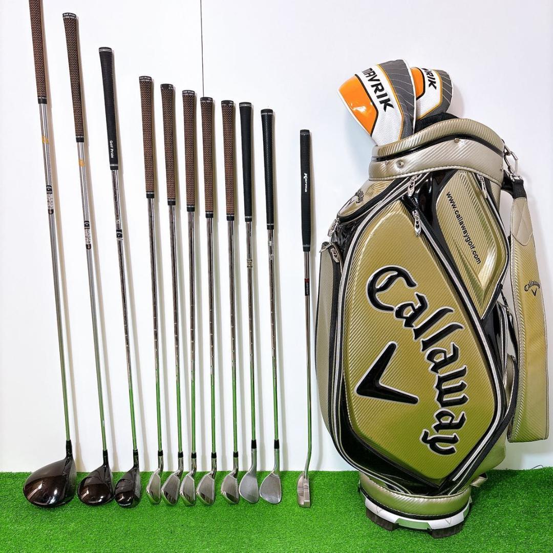 良品 キャロウェイ MAVRIK メンズ　ゴルフ 11本　セット S 初心者