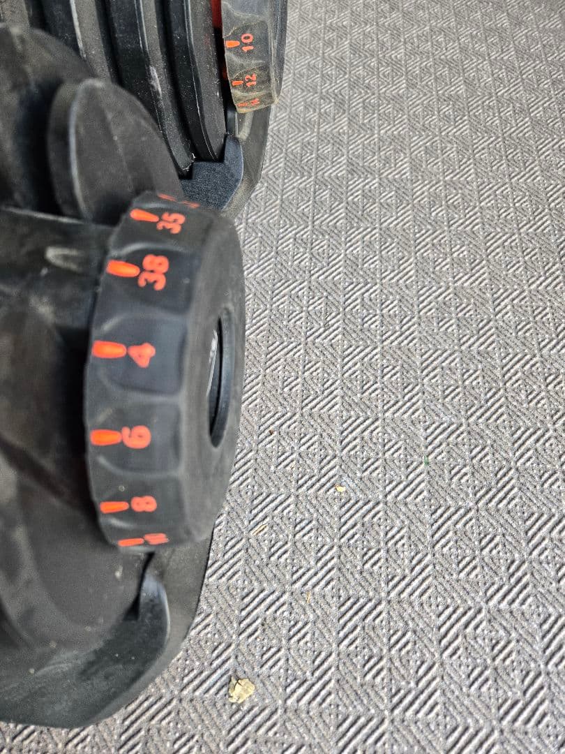 【引き取り可】可変ダンベル　～38kg × ２