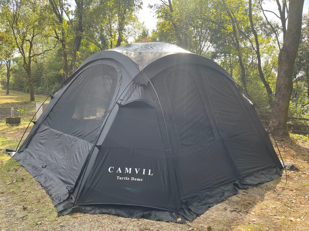 CAMVIL タートルドーム ブラック フルセット+専用カーペット