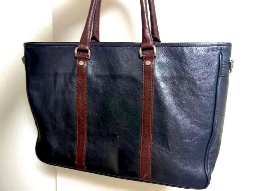 [美品]ココマイスター　マットーネビジネストート　オールドブラック　購入一年以内