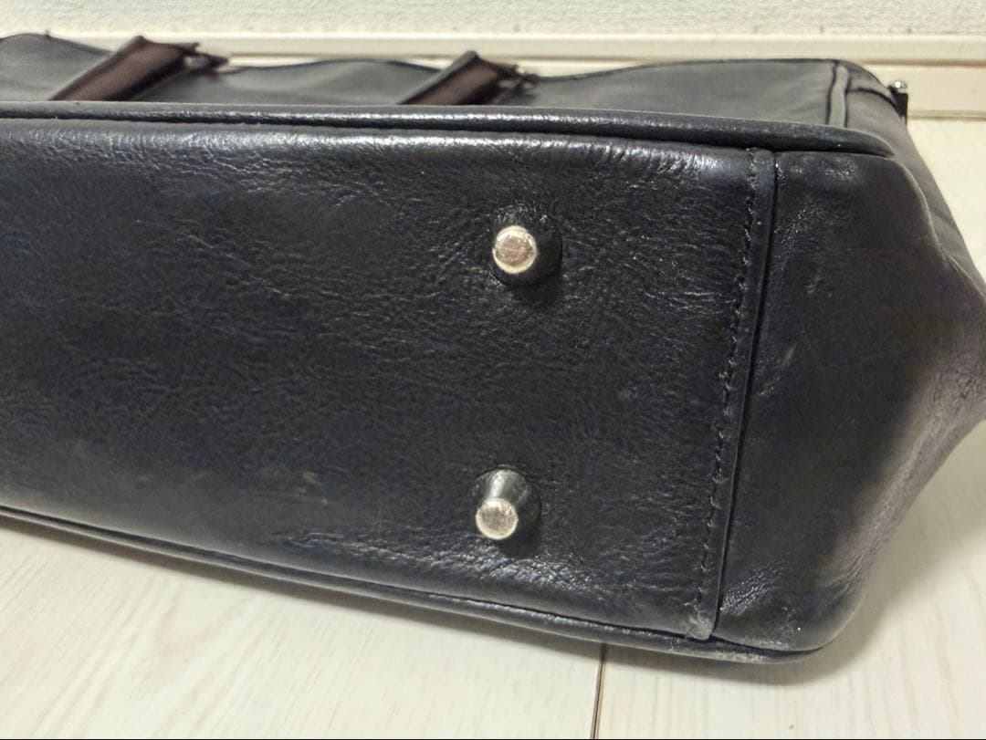 [美品]ココマイスター　マットーネビジネストート　オールドブラック　購入一年以内