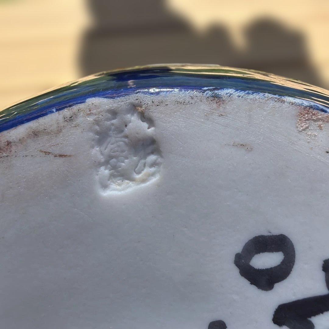 陶器製 獅子型置物 赤色　シーサ