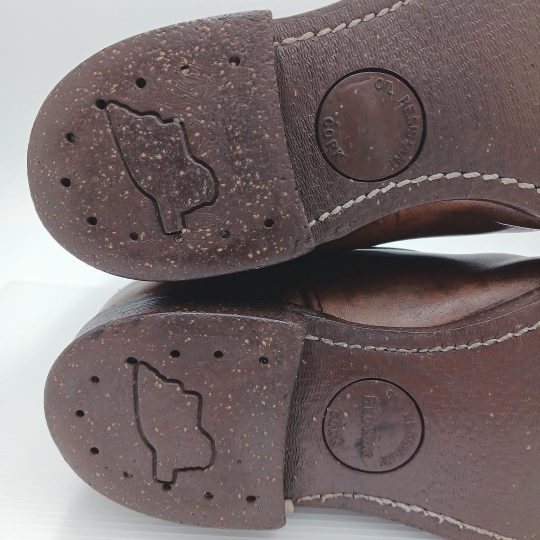 希少 80s 8D ペコス REDWING ビンテージ 柿色 プリント羽 コルク