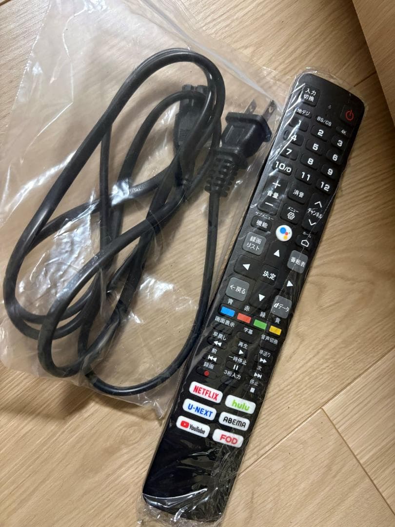 TCL 23年製 43型 4k HDR 「Google TV」搭載【引取り可】