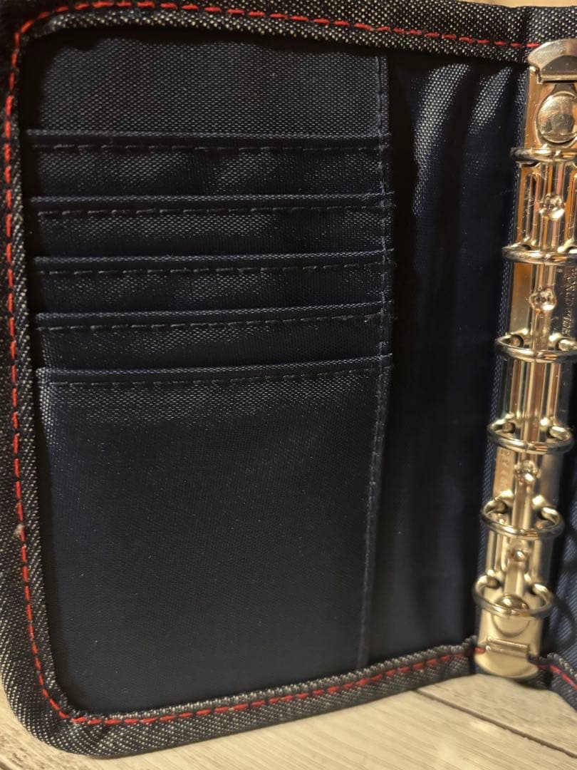 公*o様 スヌーピー マルチケース デニム調