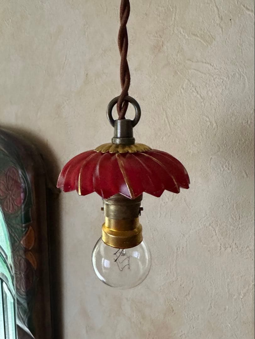 ＊ひーこページです＊ ① 『クランベリーガラスの可愛いアトリエランプ＊』