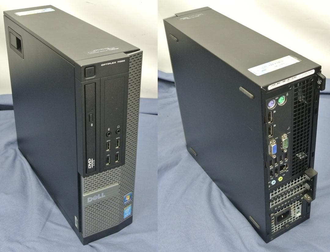 爆速SSD!パソコンセット/DELL 7020SFF/Office/無線/即使用