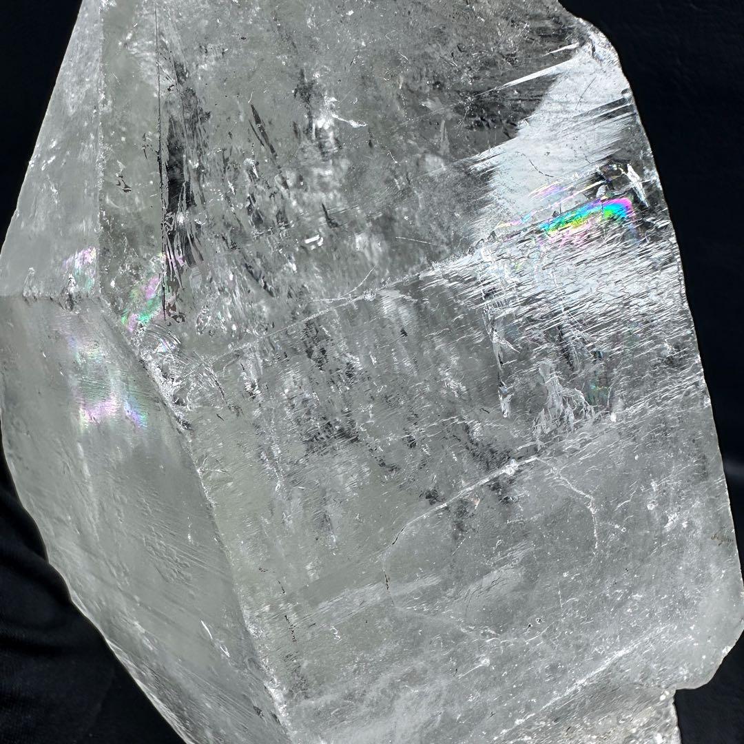 別格高級品 ❗️巨大❗️超強いパワー虹入り☆ヒマラヤ水晶パワーストーン浄化A1163