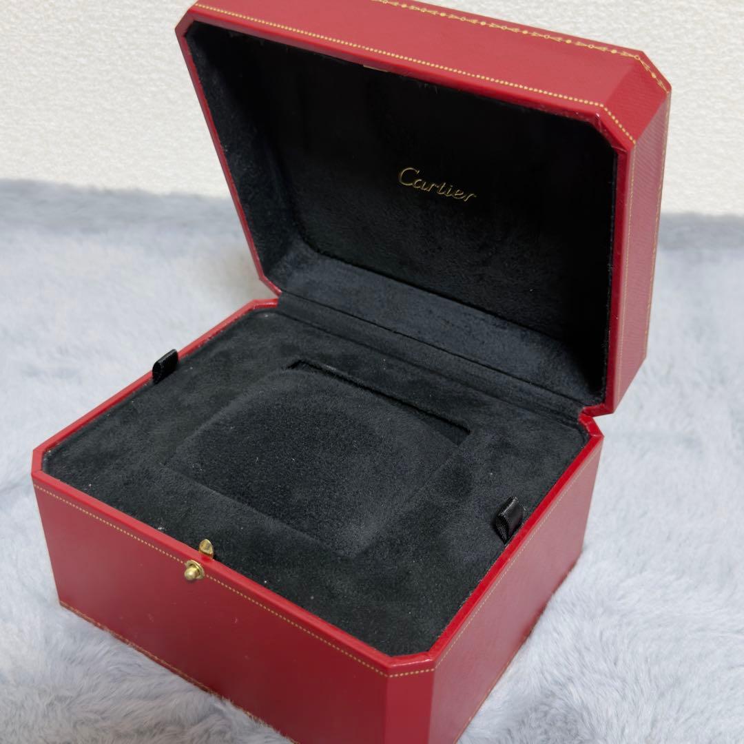 【極美品】Cartier 空箱　ボックス 赤　時計　ウォッチ　スエード　外箱付き