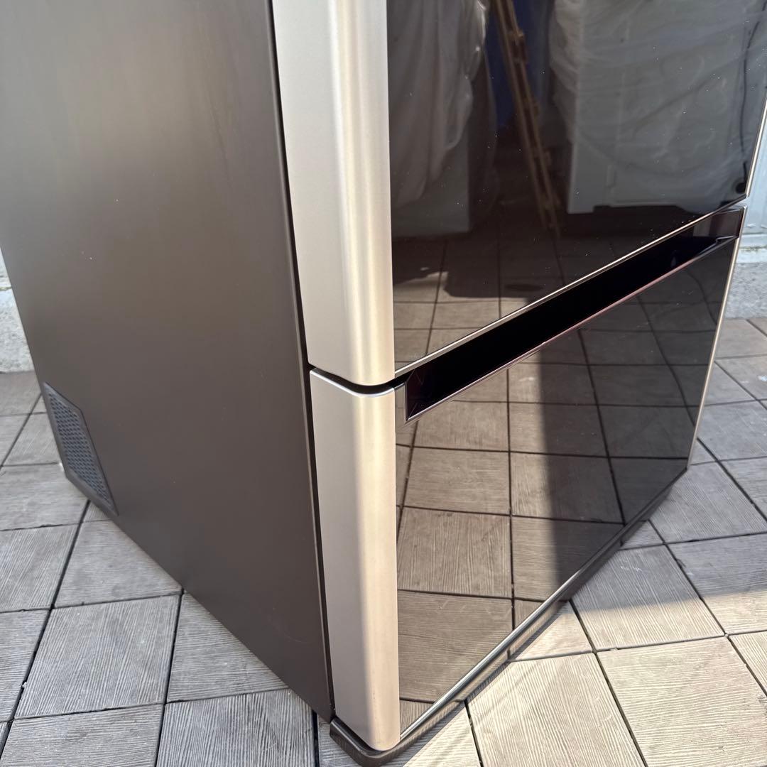 送料込 日立 真空チルド 5ドア冷蔵庫 415L クリスタルブラウン