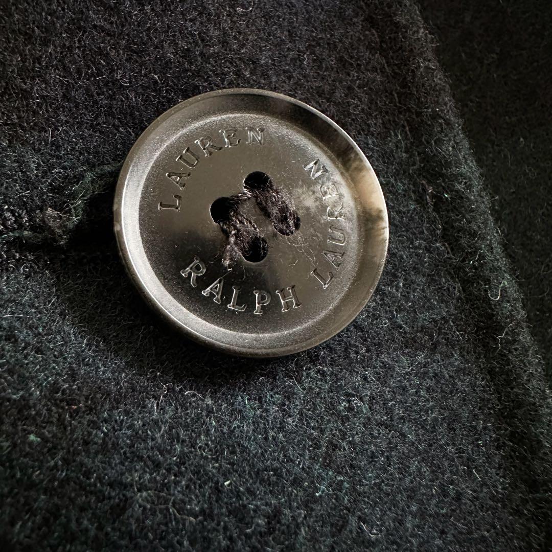 ローレン ラルフローレン / ブラックウォッチ ロングコートチェック ウール