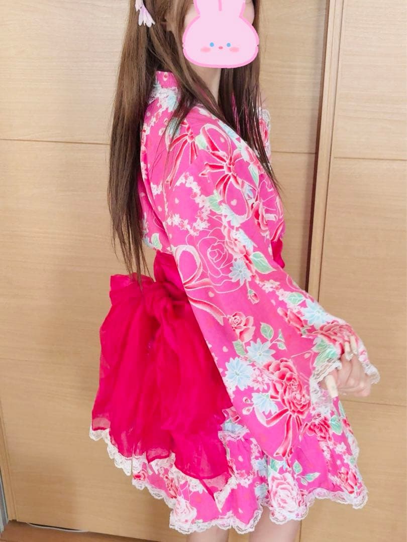 浴衣ドレス　大人　平成ギャルy2k リメイク姫ギャル　量産型　160 セパレート