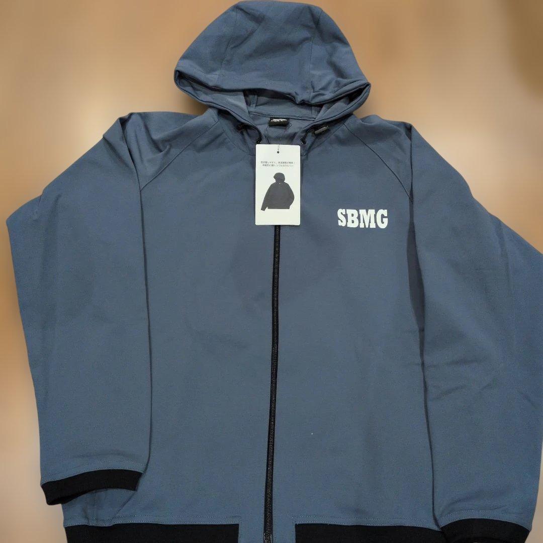 【SBMG】ドリブンスウェット　セットアップ　ジョガーパンツ　M　ブルーグレー