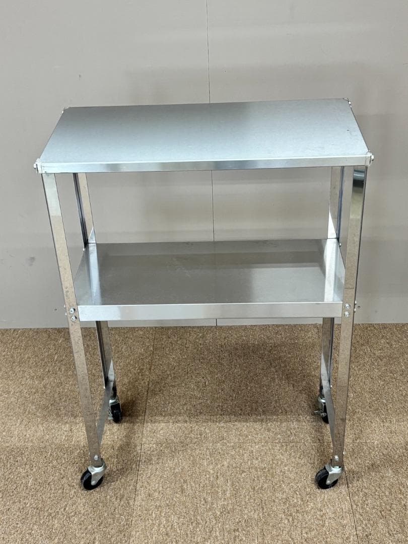 ステンレスワゴン / キャスター付き / ステンレスワゴン2段