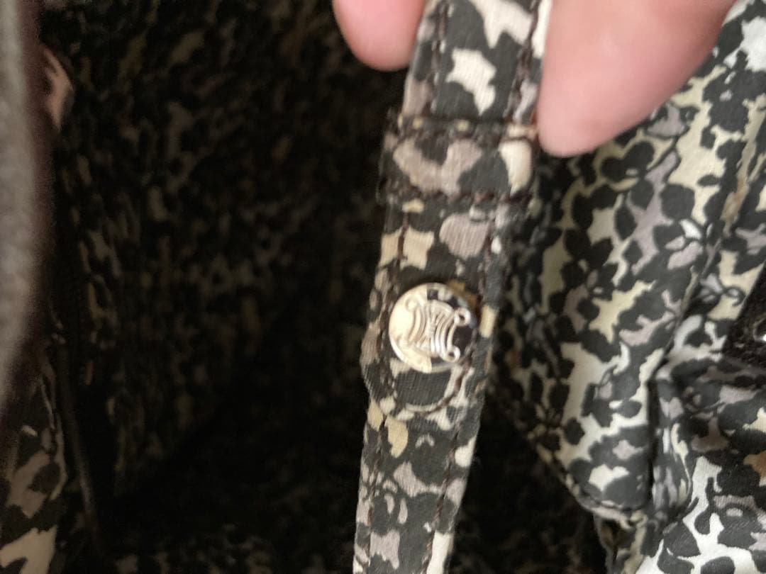 希少　セリーヌ パリマカダム ビタースウィート ハンドバッグ レザー　デニム