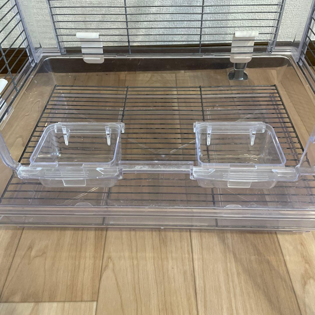 鳥かご 透明アクリルケージ