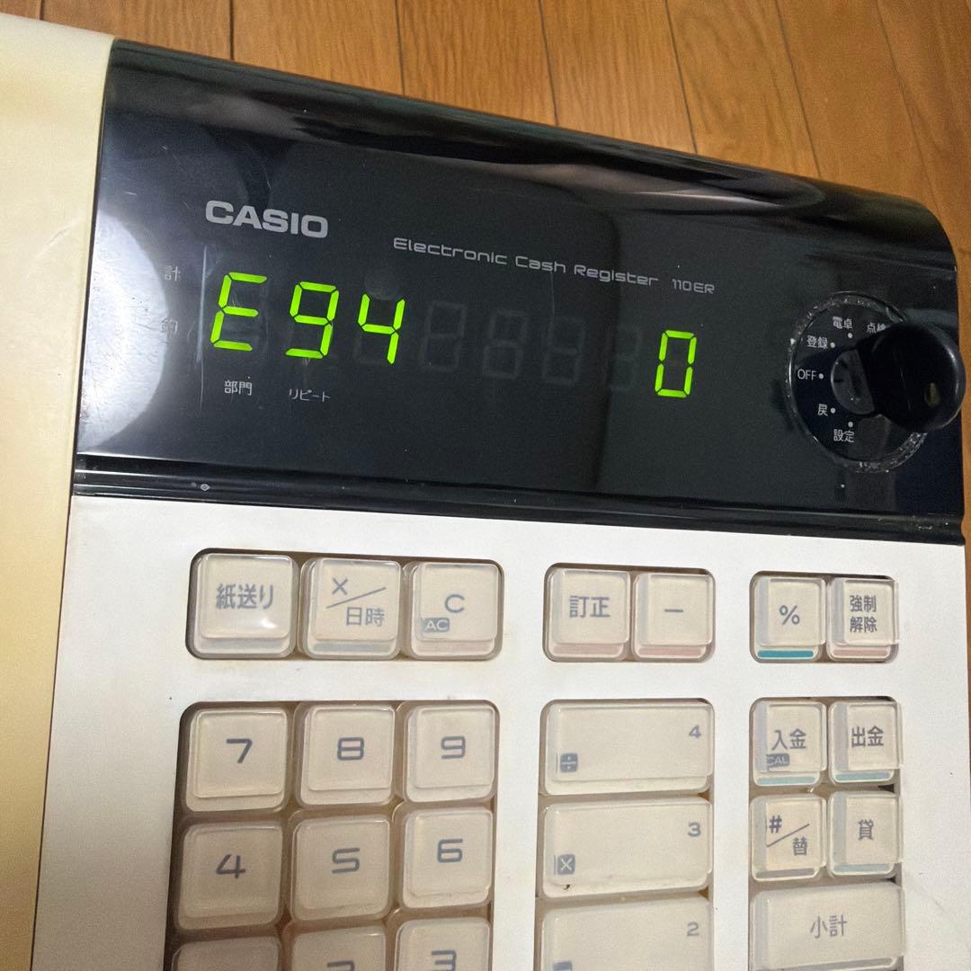 CASIO レジスター 110ER ジャンク品