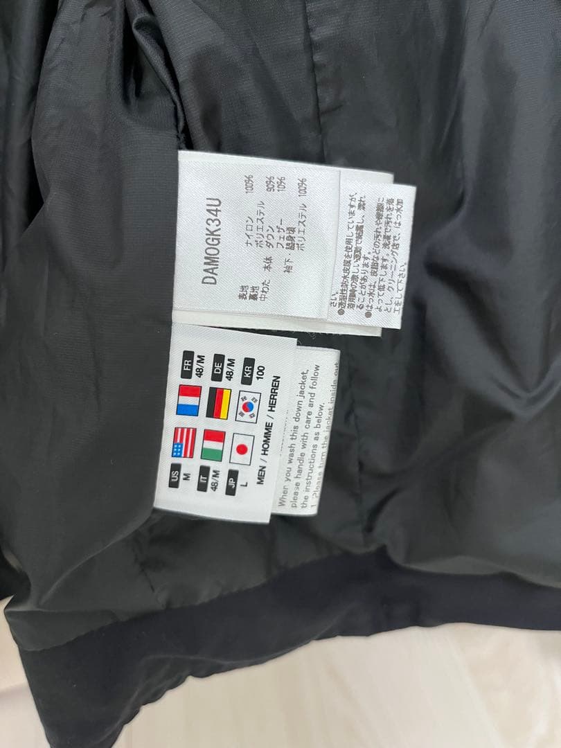 デサント　オルテライン　ヴァリアント水沢ダウンジャケット ブラック