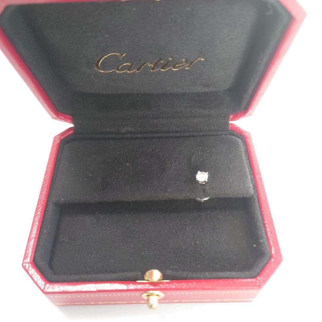 【美品】カルティエ ソリテール ダイヤモンド ピアス 片耳用 5694