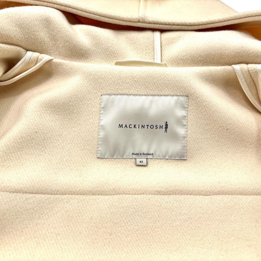 【未使用級　極美品】マッキントッシュ メルトン ダッフルコート 42 ホワイト