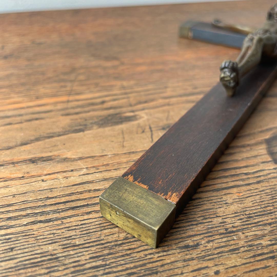 木製　十字架 イエス像　ヴィンテージ