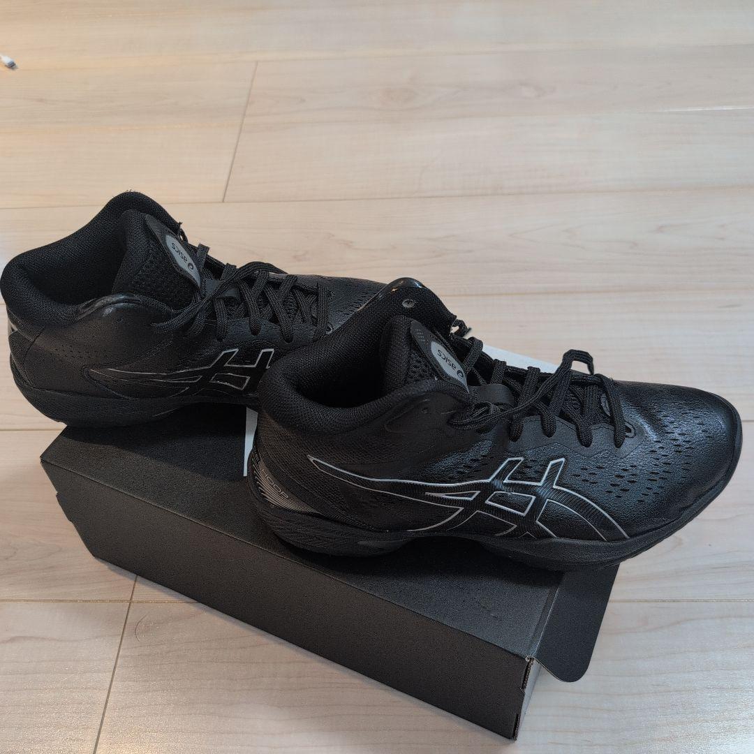 ASICS バスケットボールシューズ ブラック　25cm