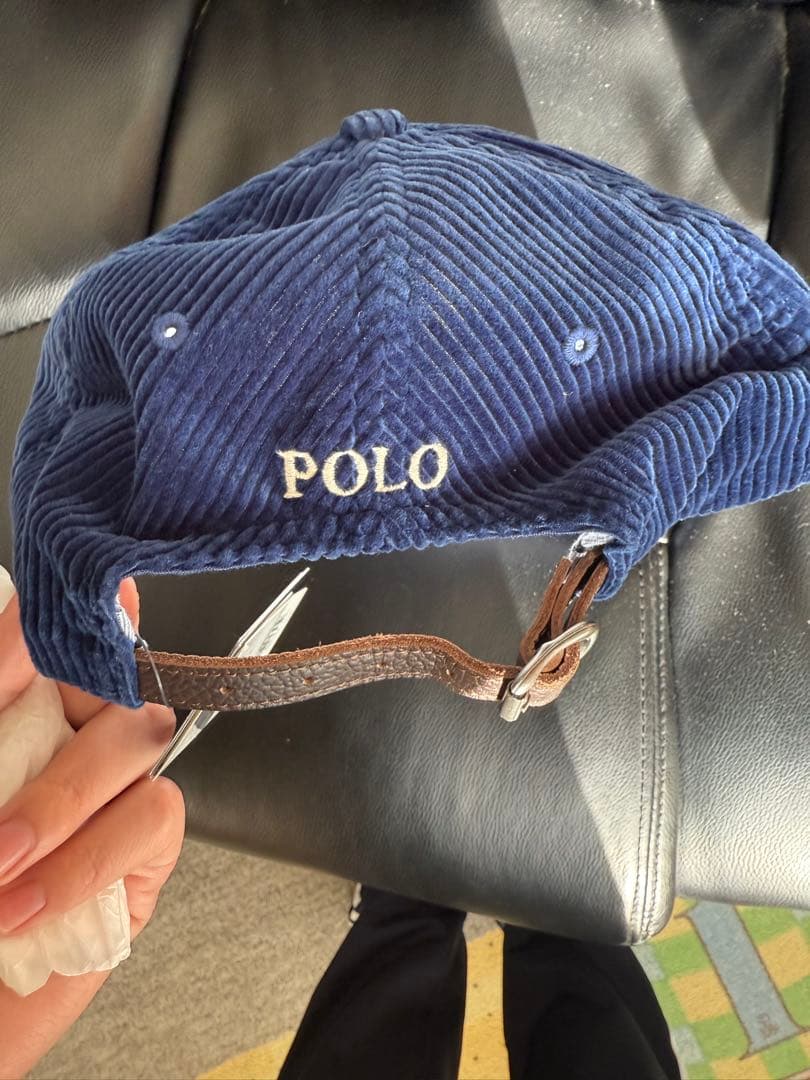 Polo Ralph Lauren コーデュロイキャップ ネイビー