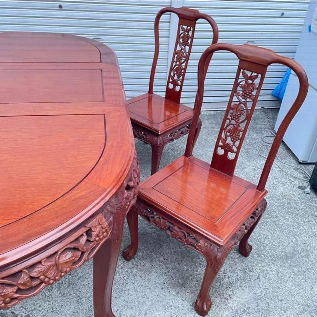 シノワズリー　中国アンティーク調　チェア1脚