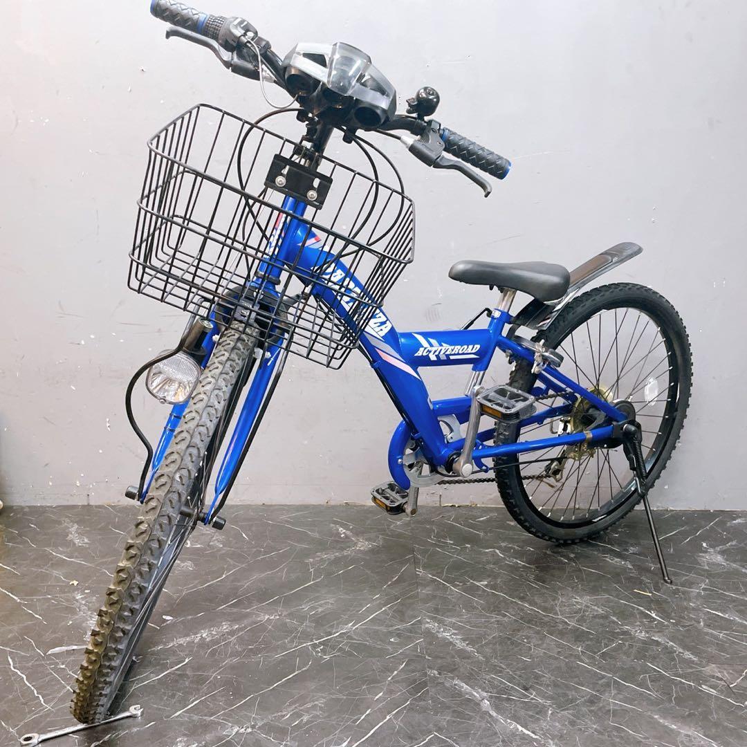 【957】《限定価格》子供用自転車 子供車 PARTENZA ブルー 24インチ
