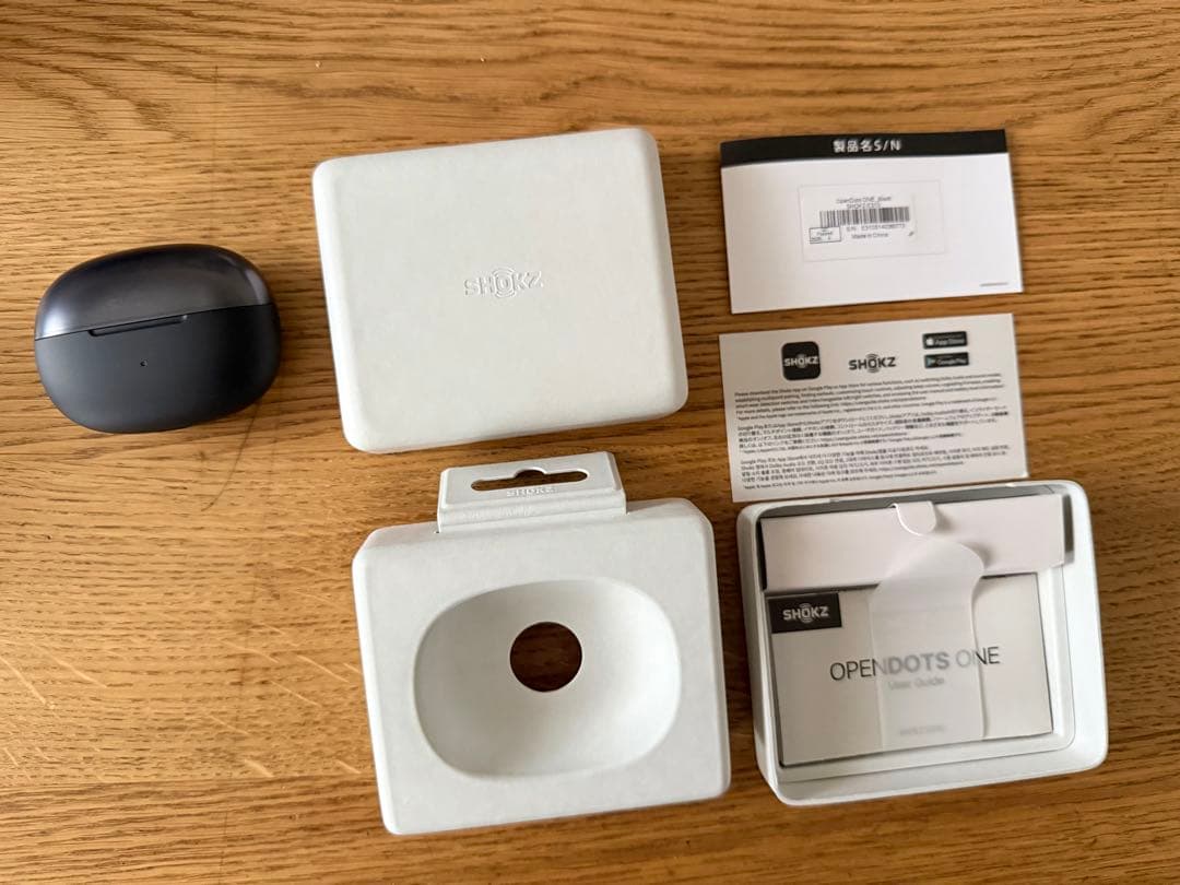【美品】SHOKZ OPEN DOTS ONE ワイヤレスイヤホン