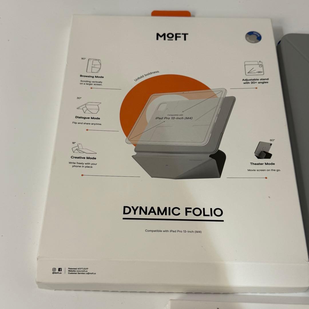 MOFTダイナミックフォリオとペンスロット m4 ipad pro13inch用