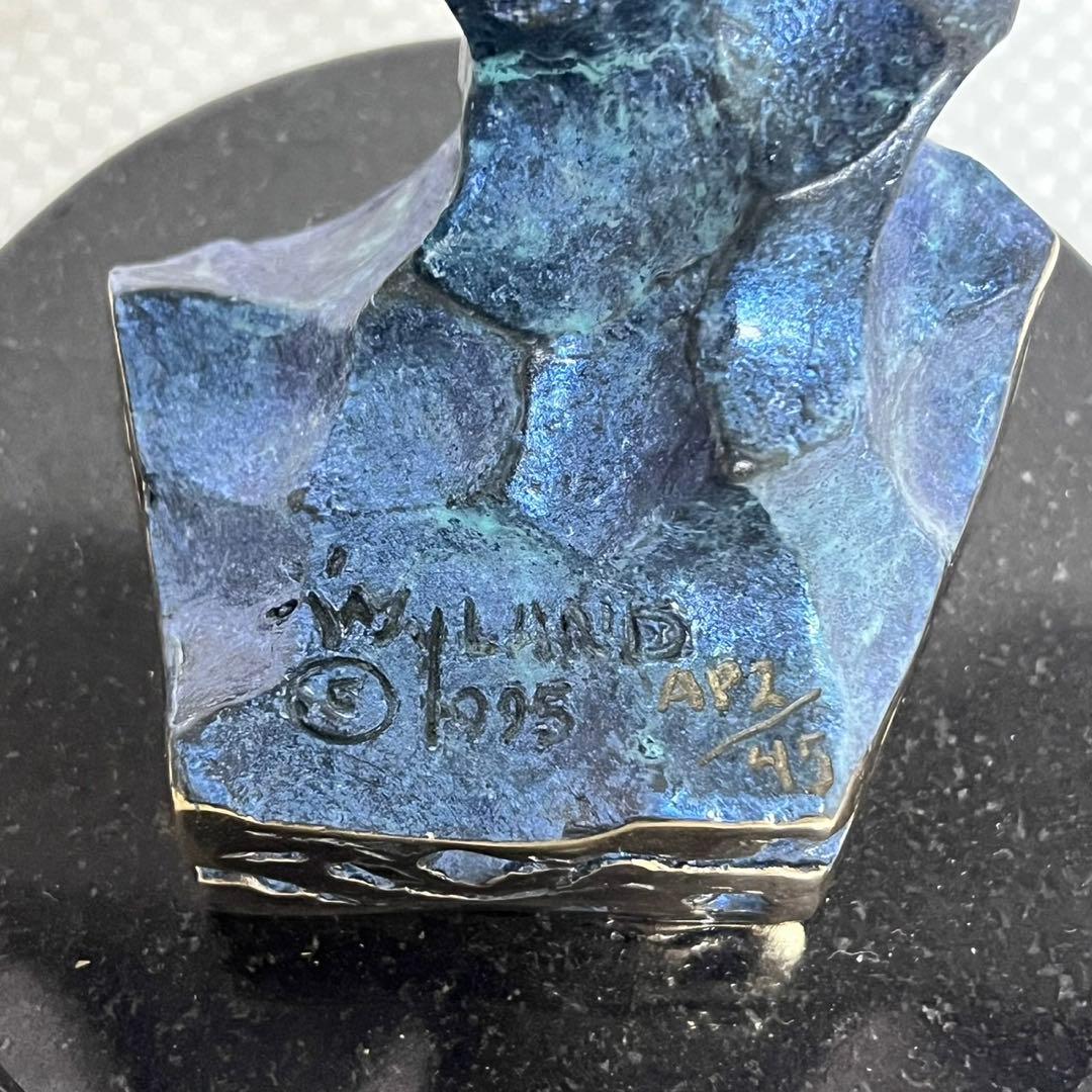 ワイランド Wyland 1995年制作　ブロンズ彫刻　カジキマグロ