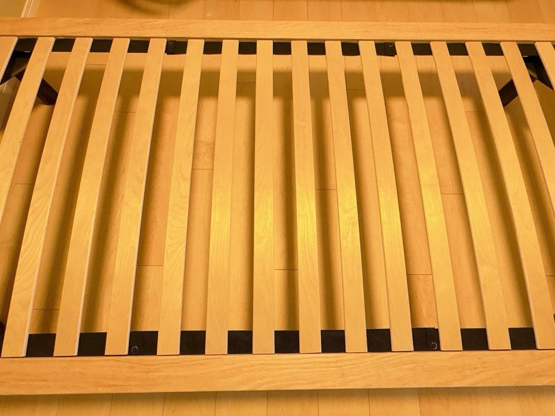 無印良品 木製ベッドフレーム オーク材突板 シングル