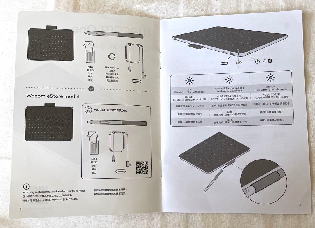 Wacom One ペンタブレット　(S:スモール)
