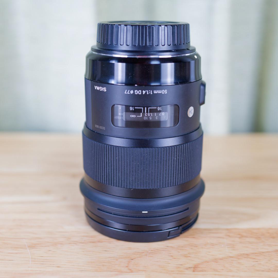 SIGMA EFマウント レンズ 50mm F1.4 DG HSM Art