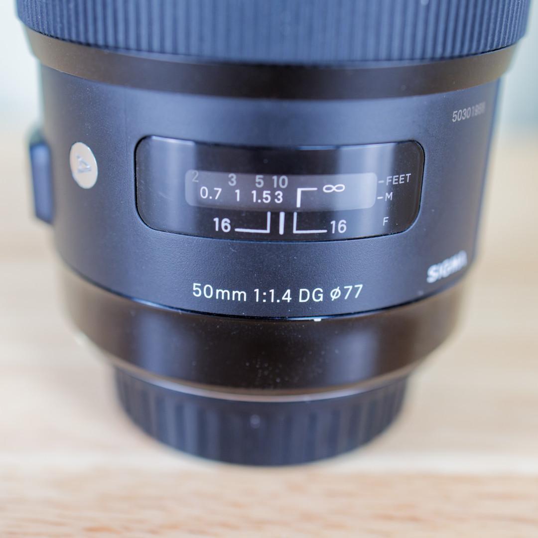SIGMA EFマウント レンズ 50mm F1.4 DG HSM Art