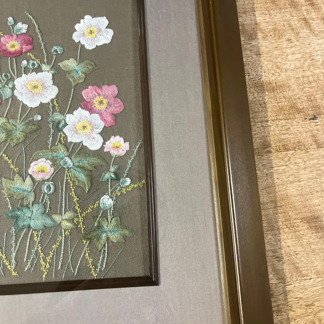 戸塚刺繍額　花