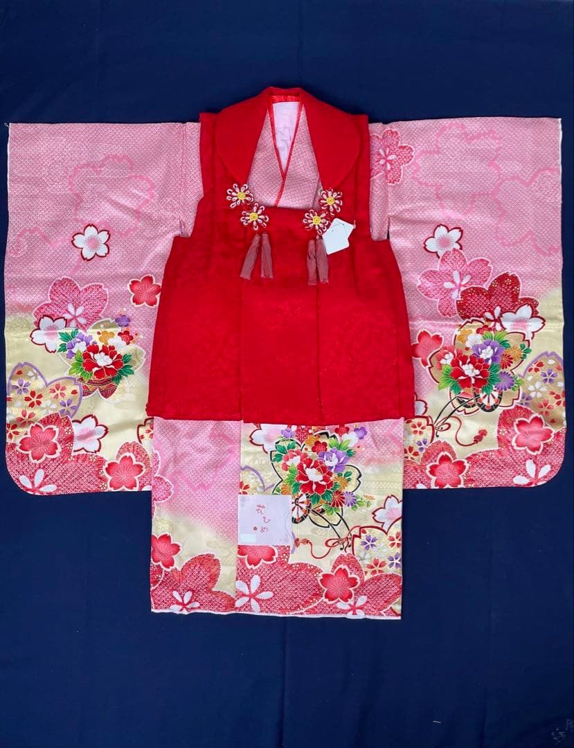 【激安】七五三 正絹三ツ身被布セット　561