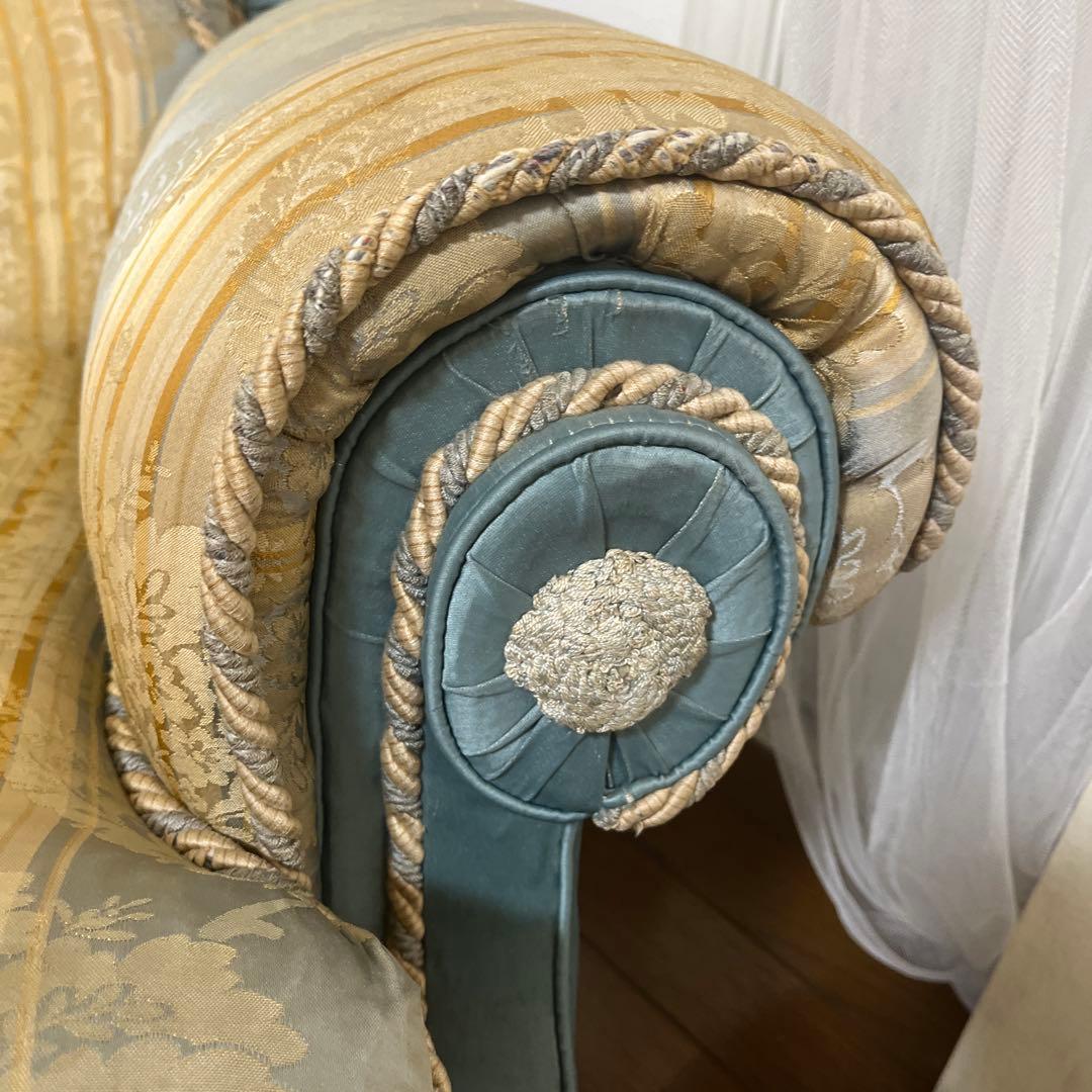 maron❣️ロココ調家具 2Pエレガント 右 1人掛ソファー アームチェア