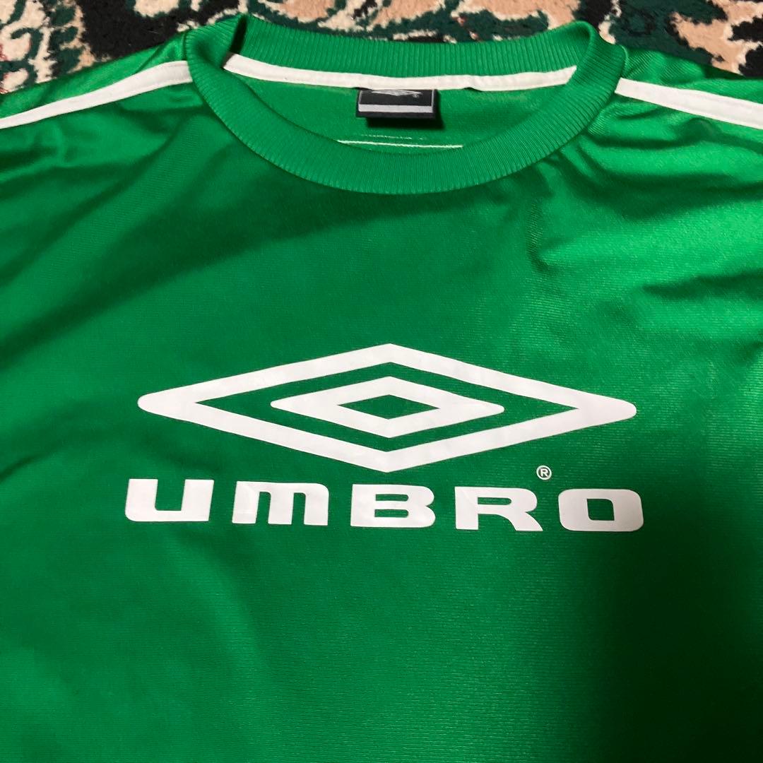 UMBRO アンブロ　3XL 長袖　ゲームシャツ　プルオーバー　グリーン