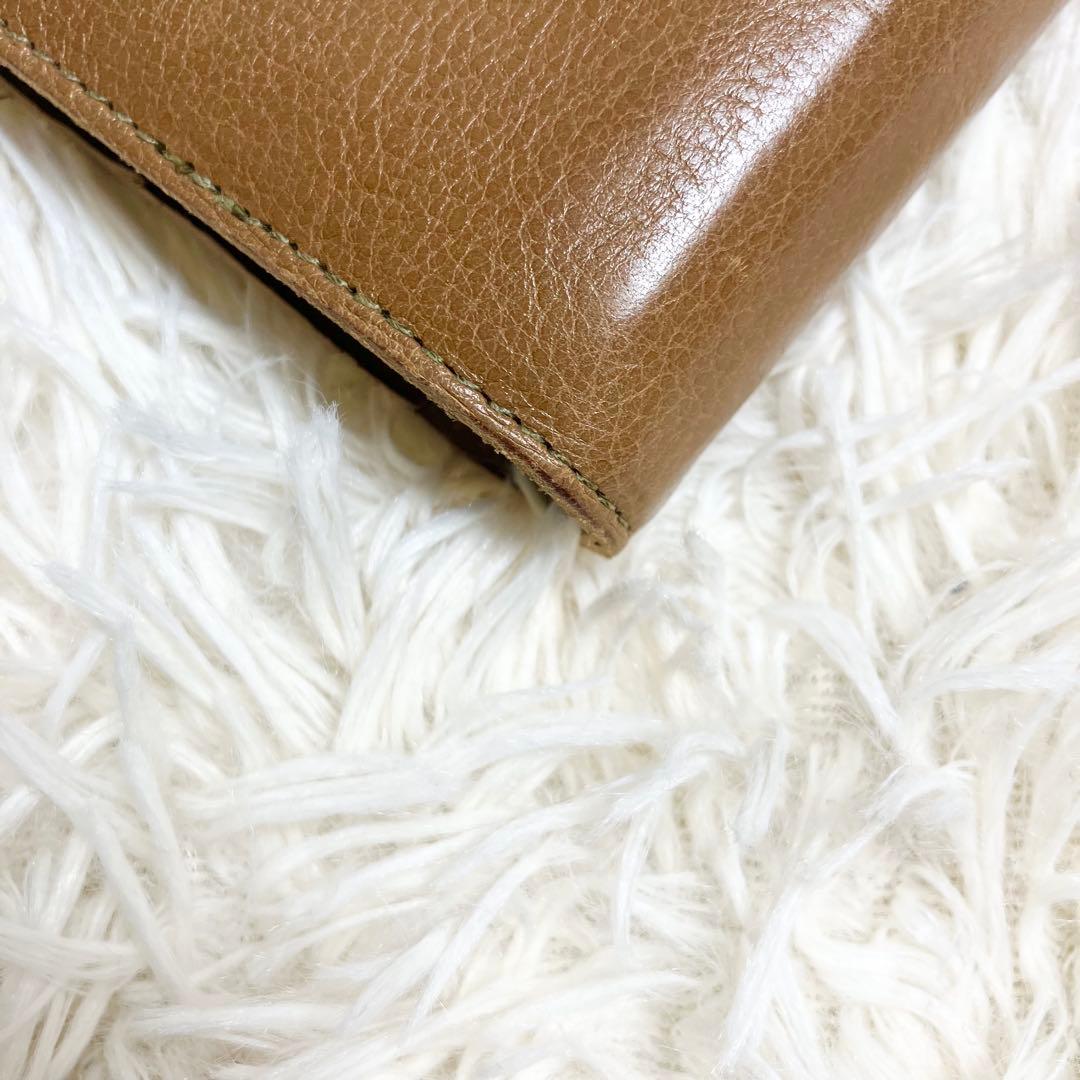 イルビゾンテ システム手帳 レザー ファスナー収納付き