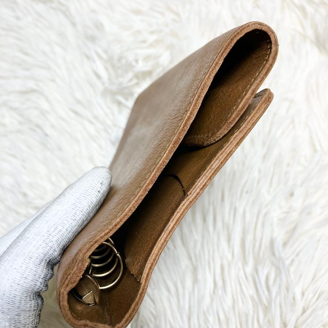 イルビゾンテ システム手帳 レザー ファスナー収納付き