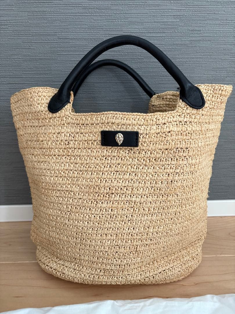 HELEN KAMINSKI かごバッグ ベージュ/ブラック